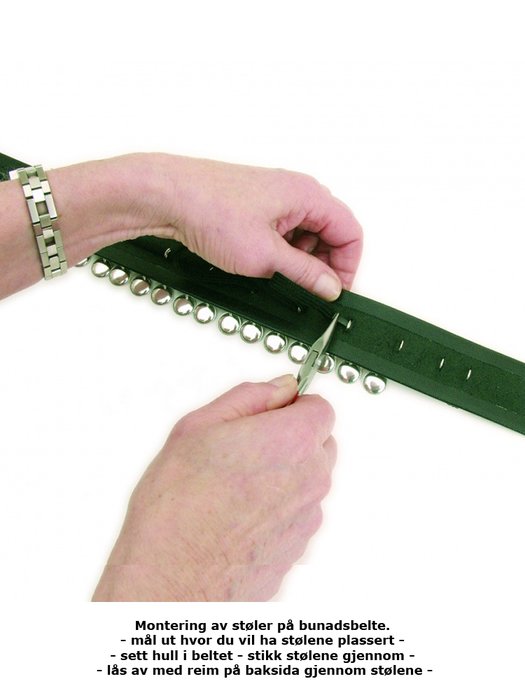 Støler til bunadsbelte vestfold