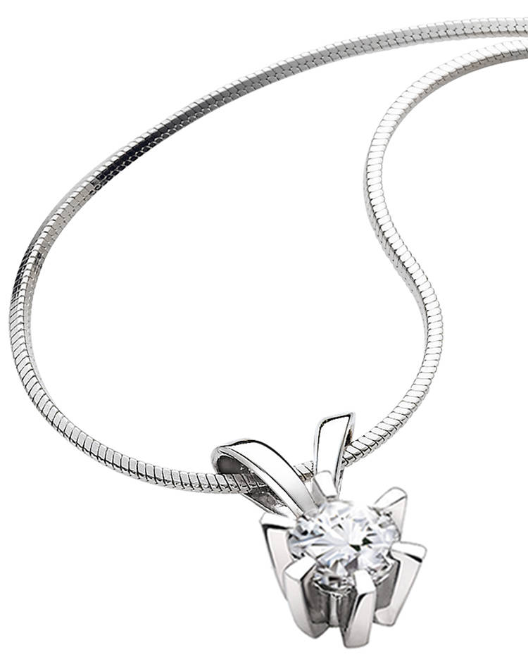 Hvittgull diamantanheng 7411350