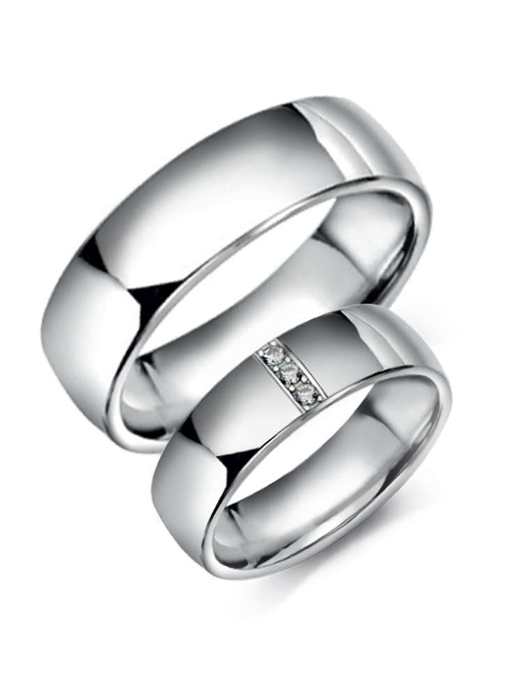 Sølv forlovelsesringer zirkonia NS1260_NS2160