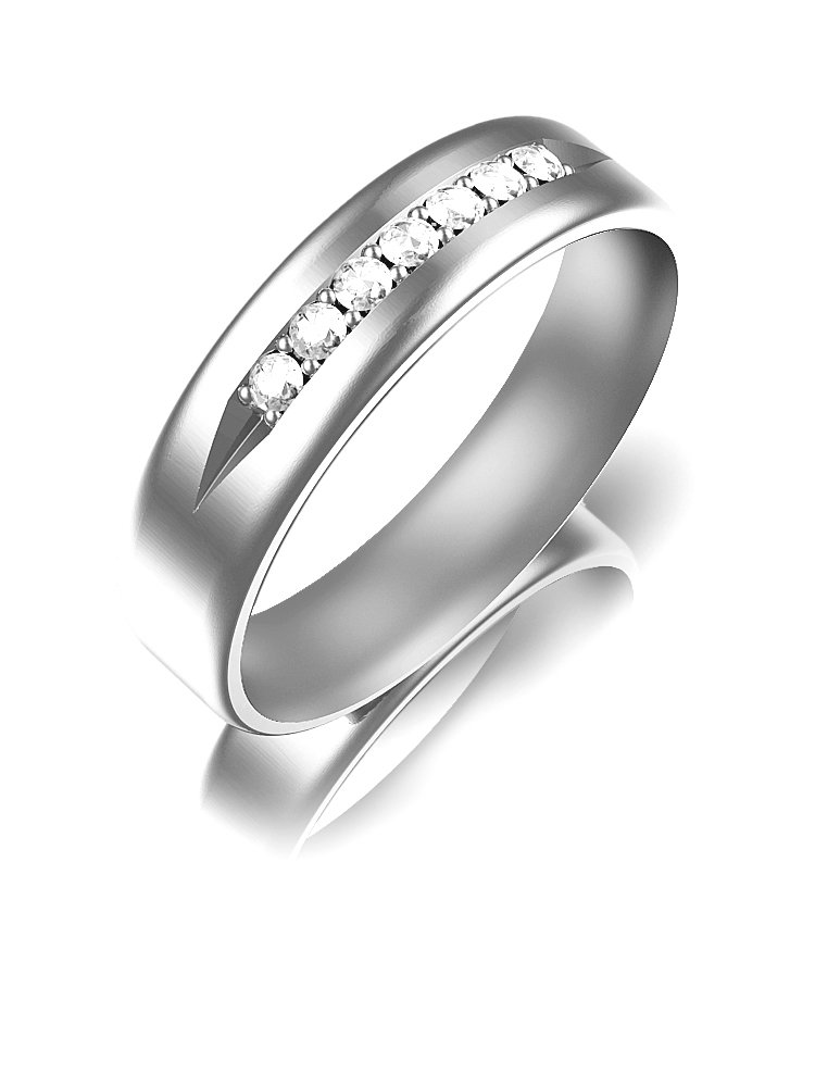 Hvitt gull ring 6510000172000_050