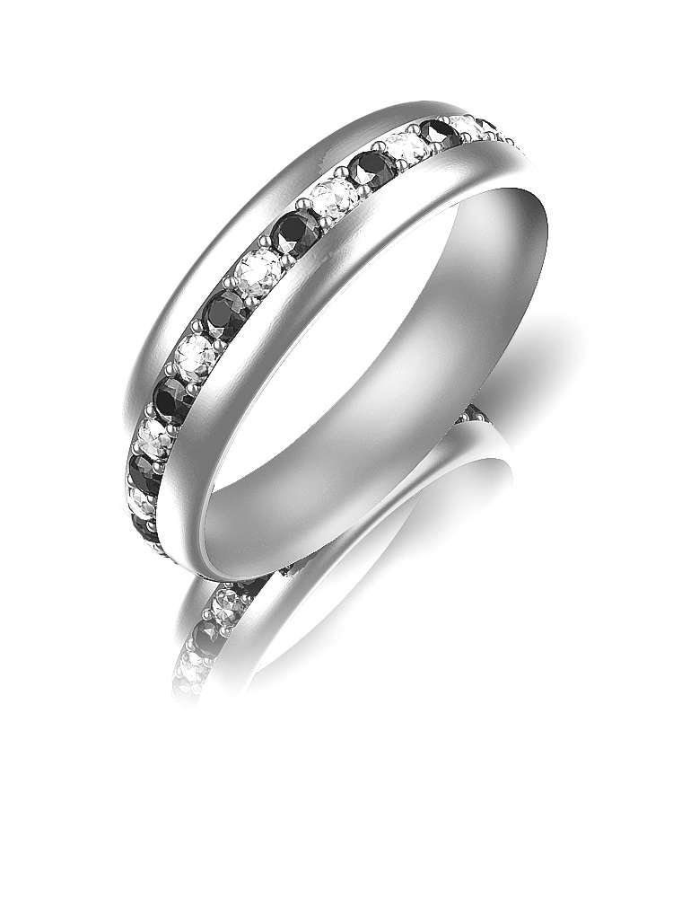 Hvitt gull ring 6510000300009_050