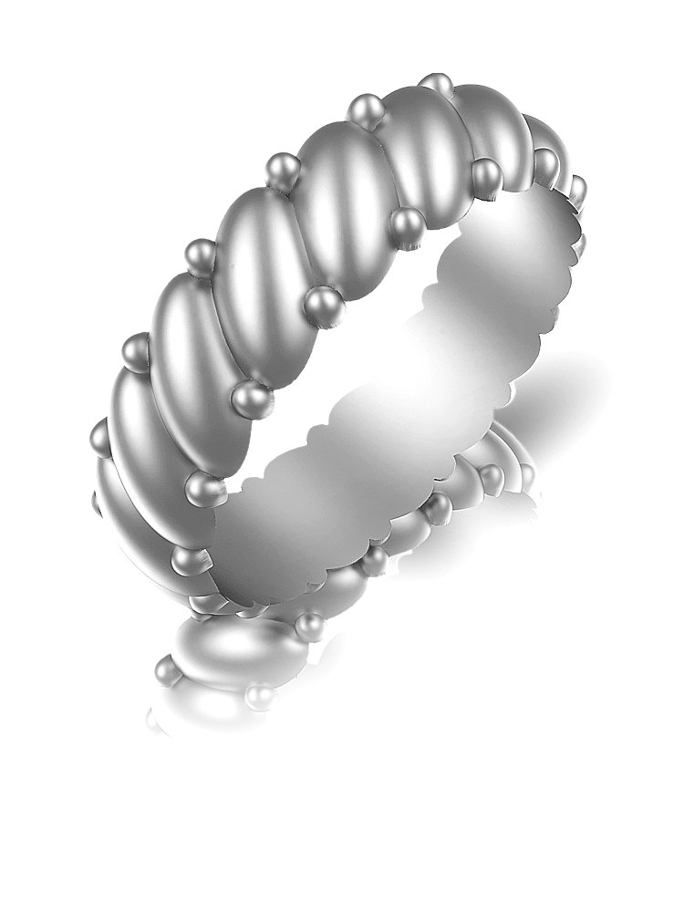 Hvitt gull ring 6601070000001_55