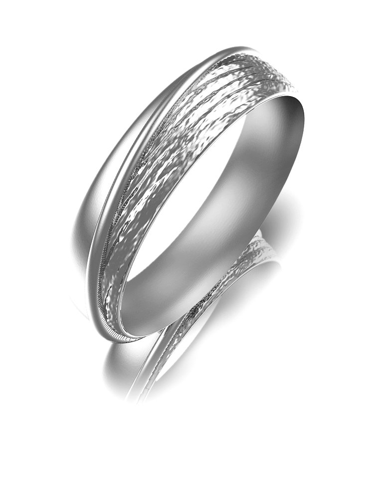 Hvitt gull ring 6517003000000_055