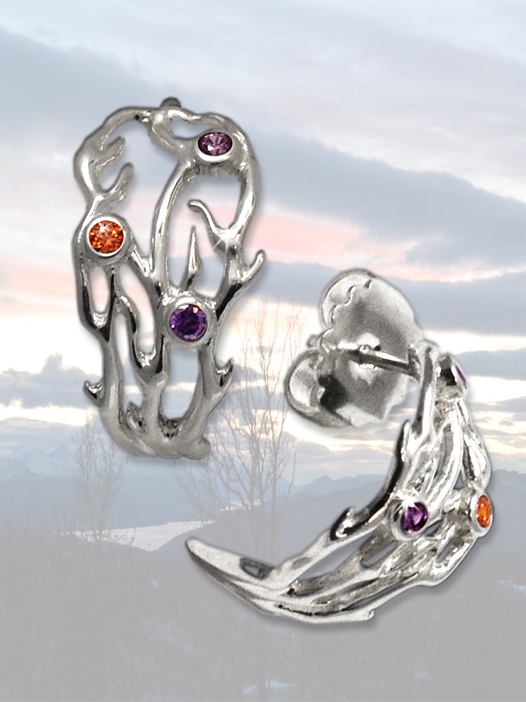 Høst Årstids hjerte ørepynt