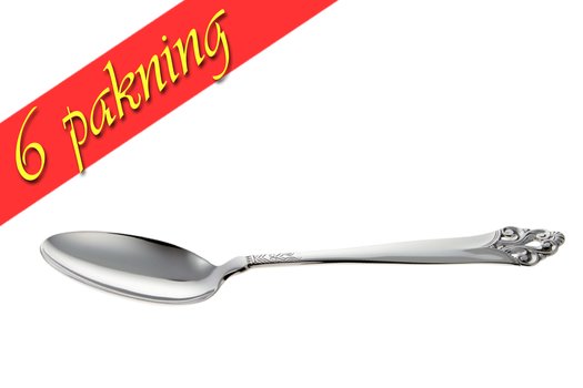 6 pakning  Liten spiseskje Lillemor 0012006