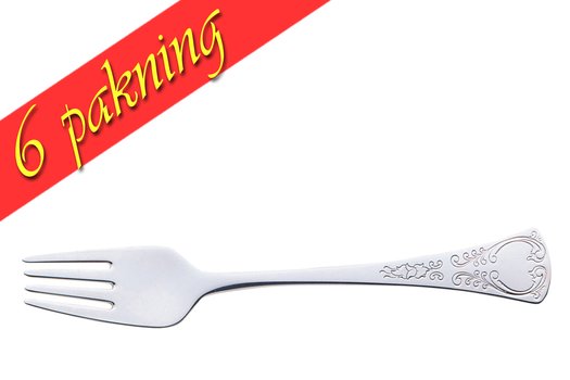 6 pakning Liten spisegaffel Erindring