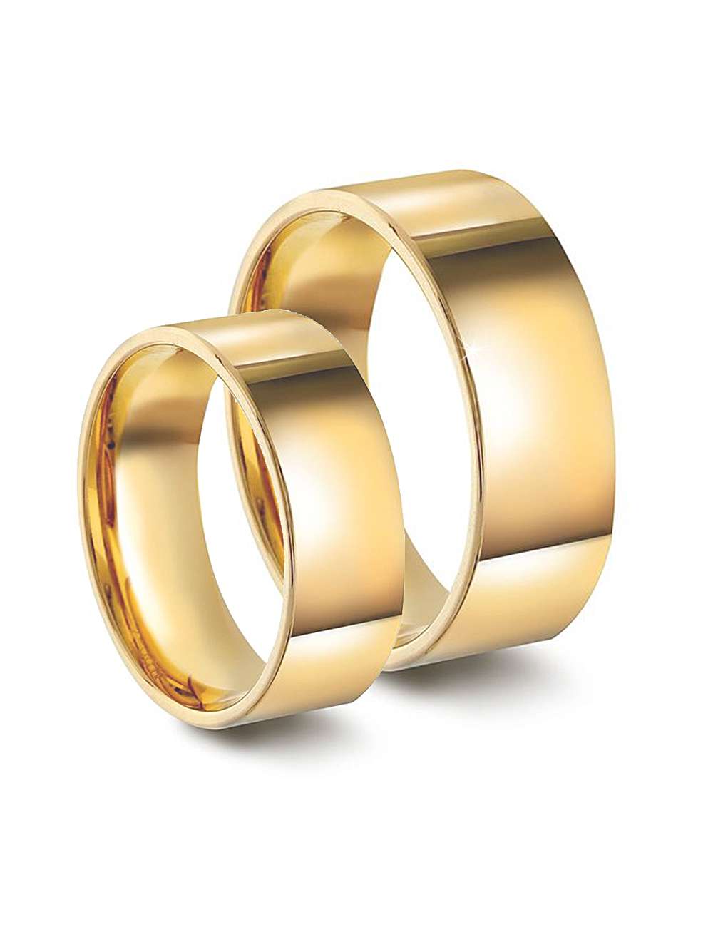 Giftering-Forlovelsesring 7 mm bred