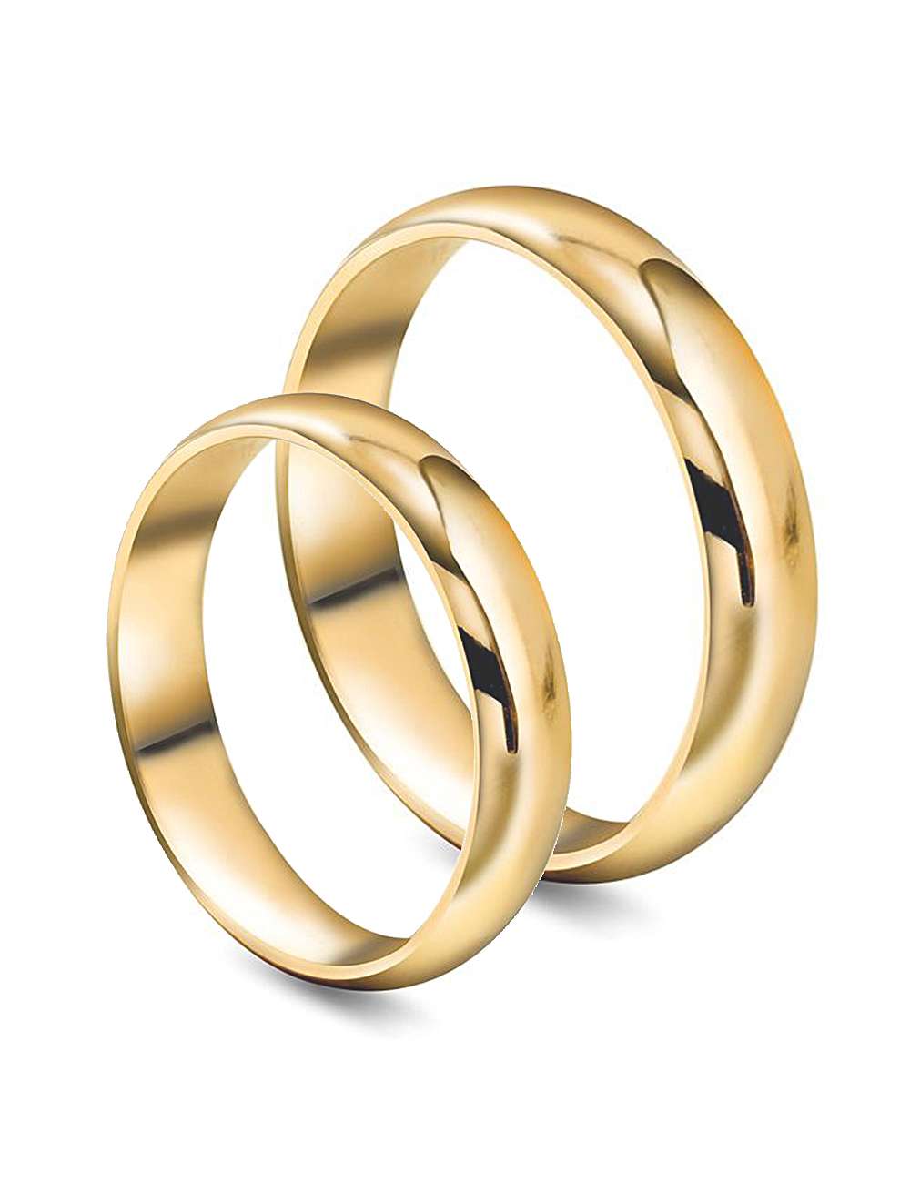 Giftering-Forlovelsesring 4 mm bred