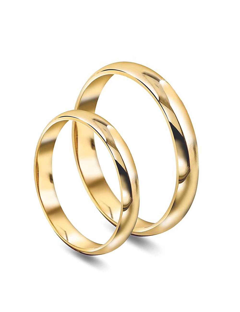 Giftering-Forlovelsesring 3 mm bred