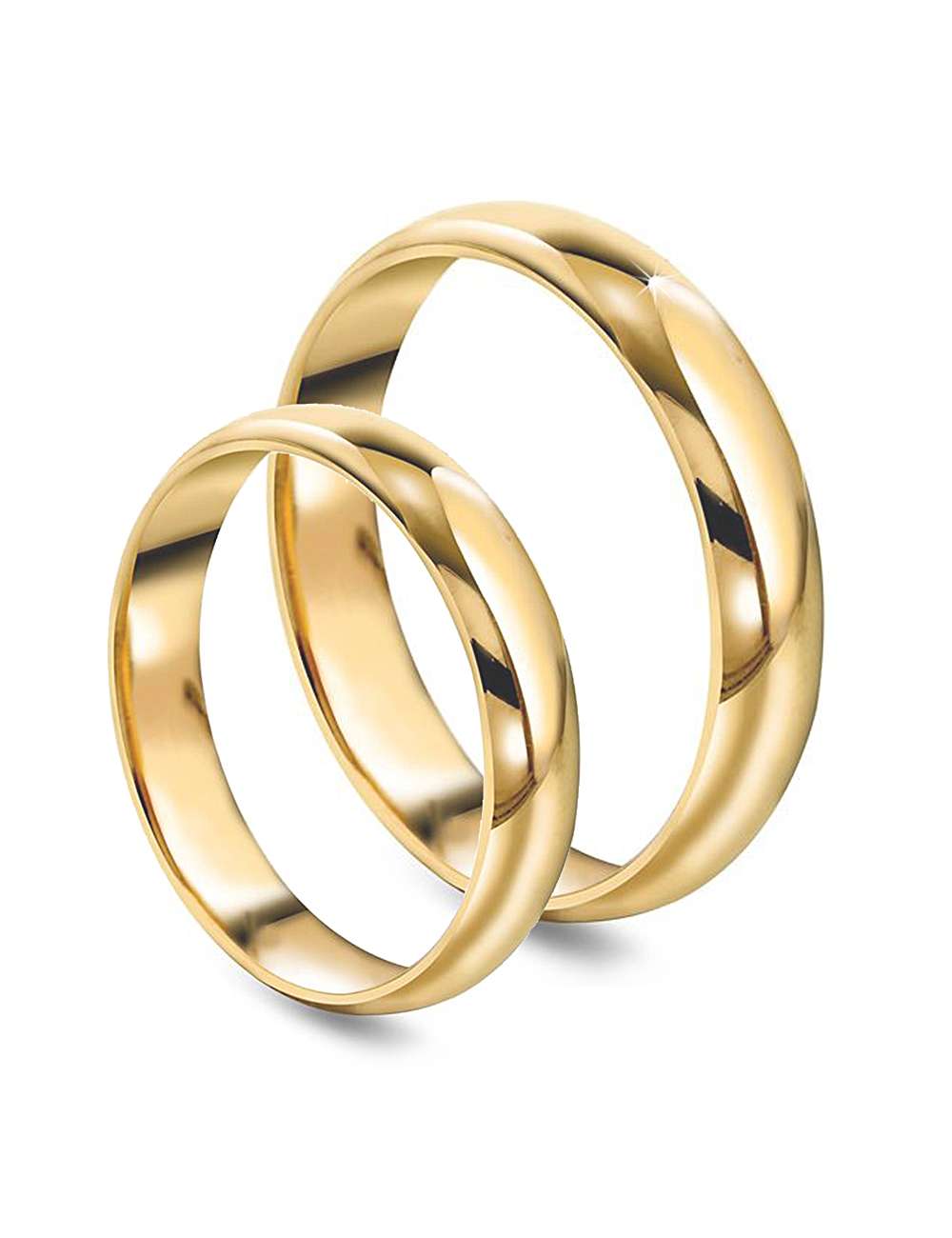 Giftering-Forlovelsesring 4 mm bred