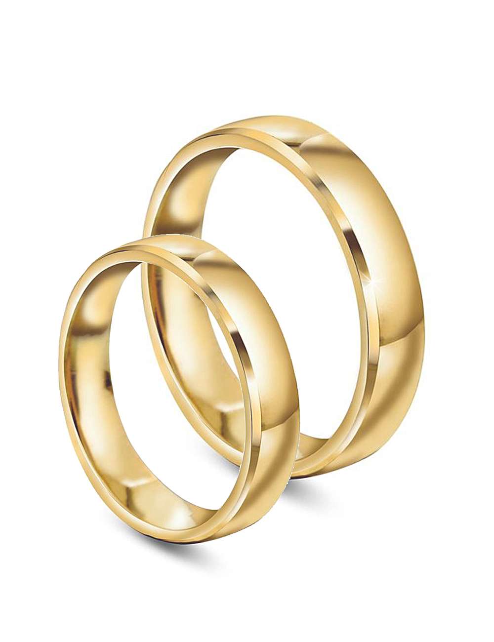 Giftering-Forlovelsesring 4 mm bred
