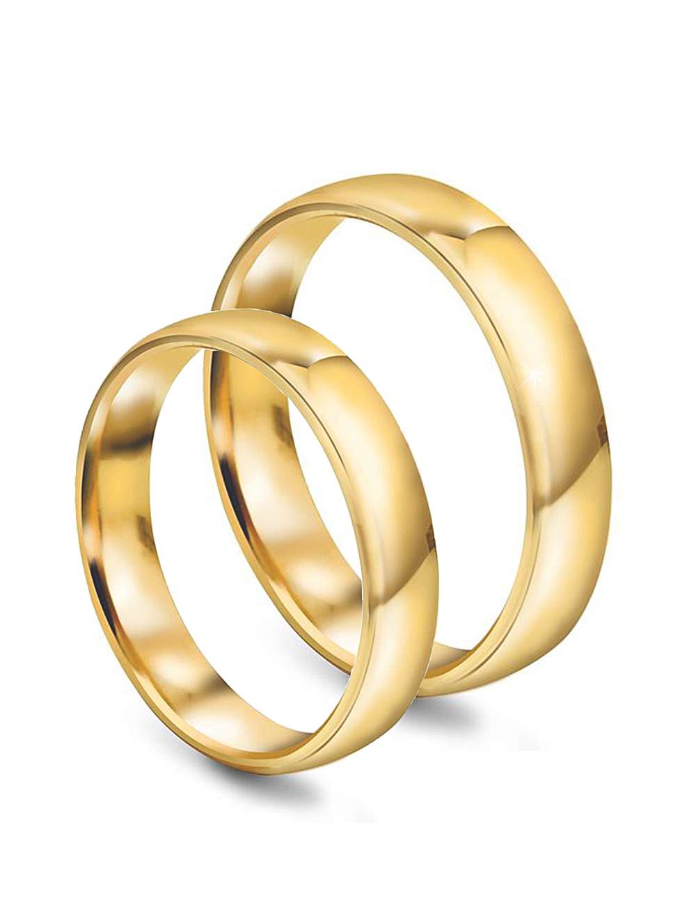Giftering-Forlovelsesring 4 mm bred