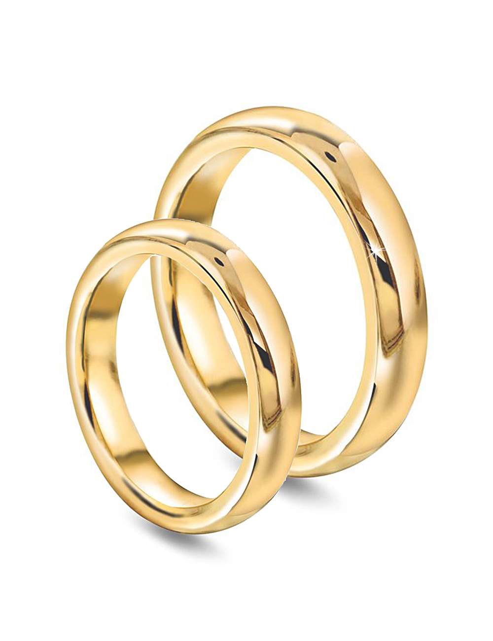 Giftering-Forlovelsesring 4 mm bred