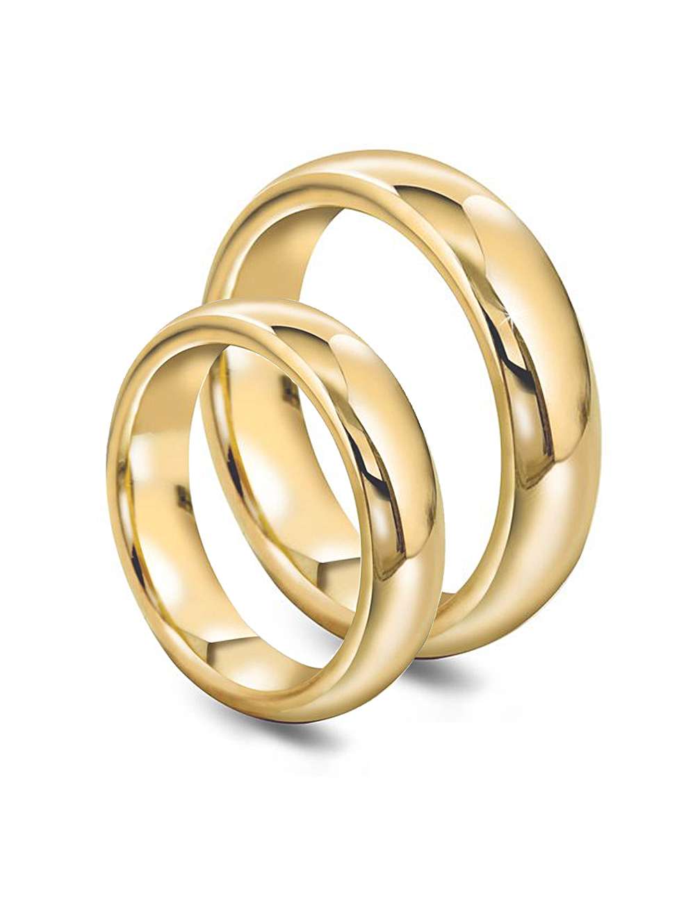 Giftering-Forlovelsesring 5 mm bred