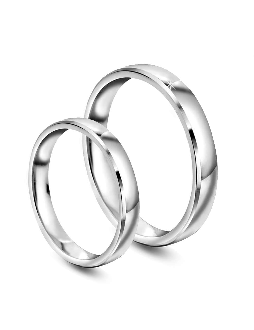 Giftering-Forlovelsesring 3 mm bred