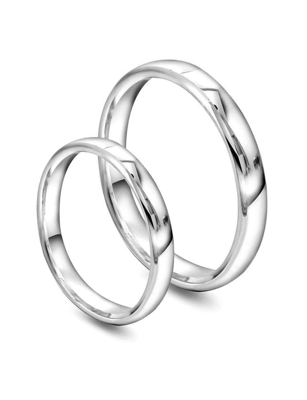 Giftering-Forlovelsesring 3 mm bred