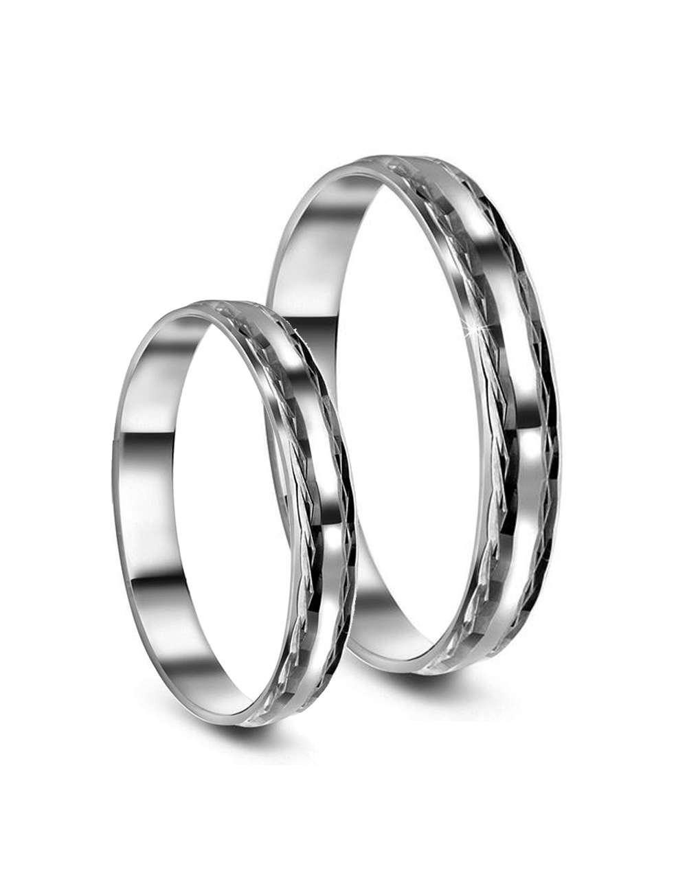 Giftering-Forlovelsesring 3,5 mm bred