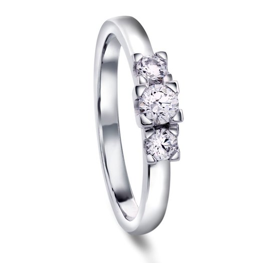 Frierring med diamanter