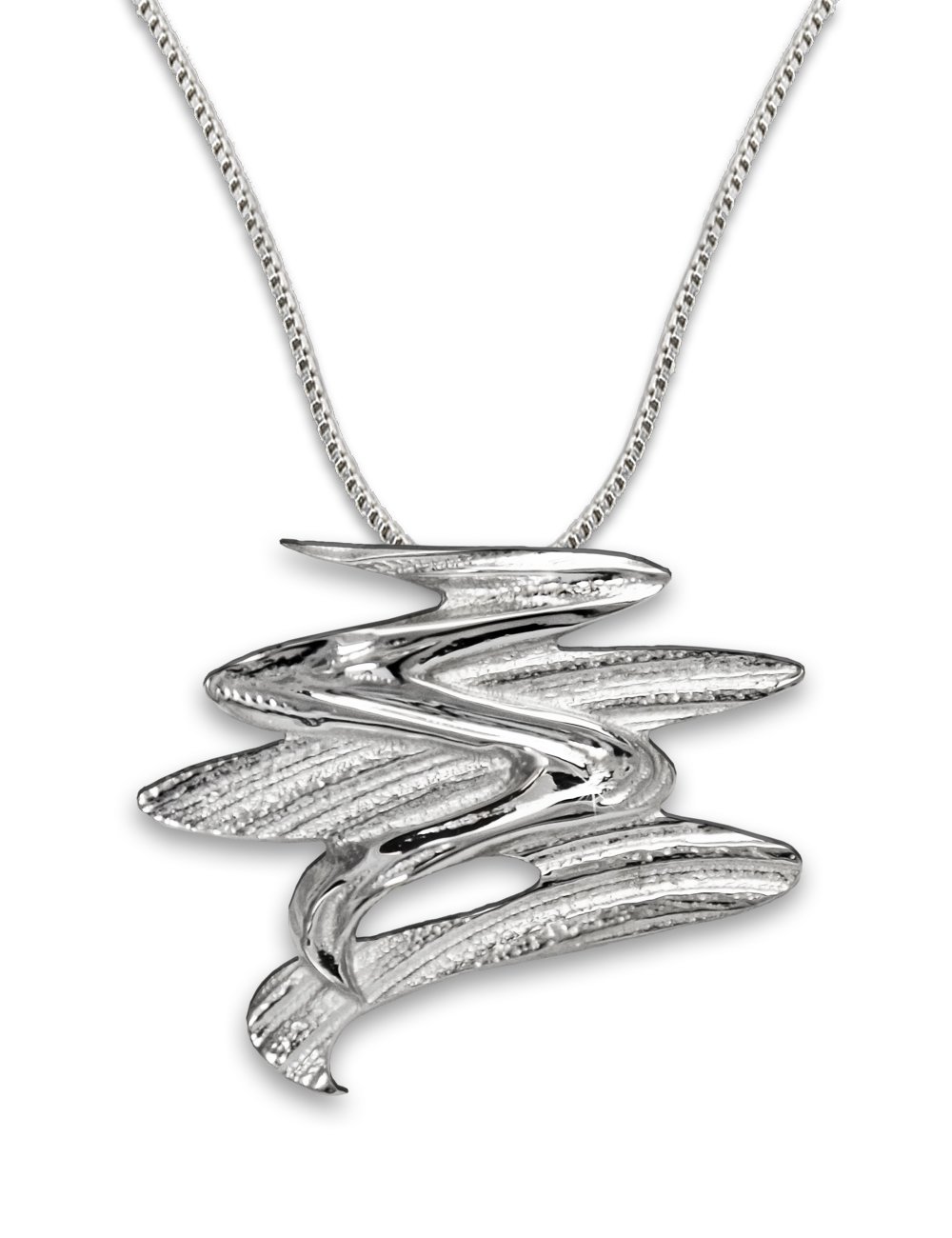 Nordlys Aurora anheng sølv