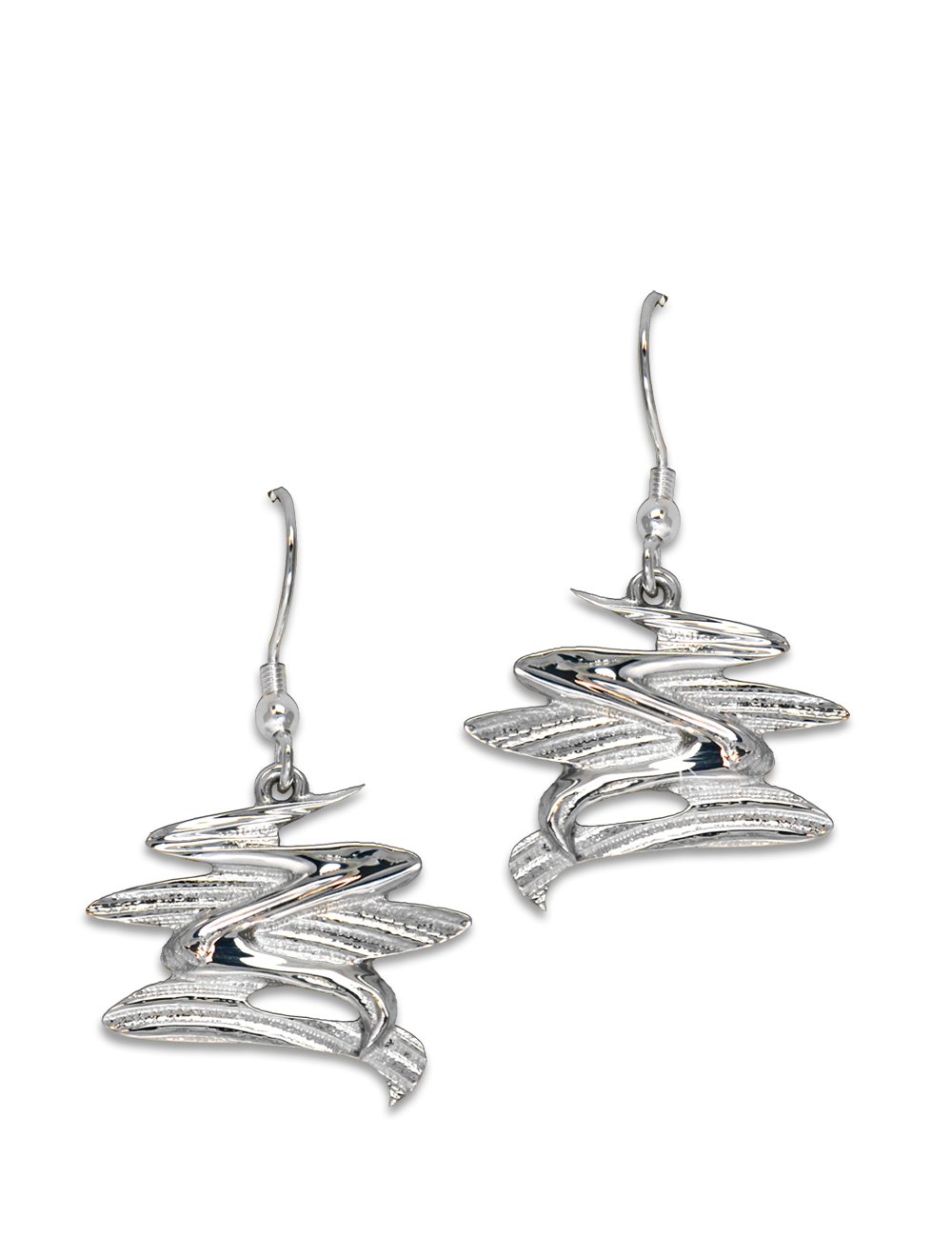 Nordlys Aurora sølvørepynt