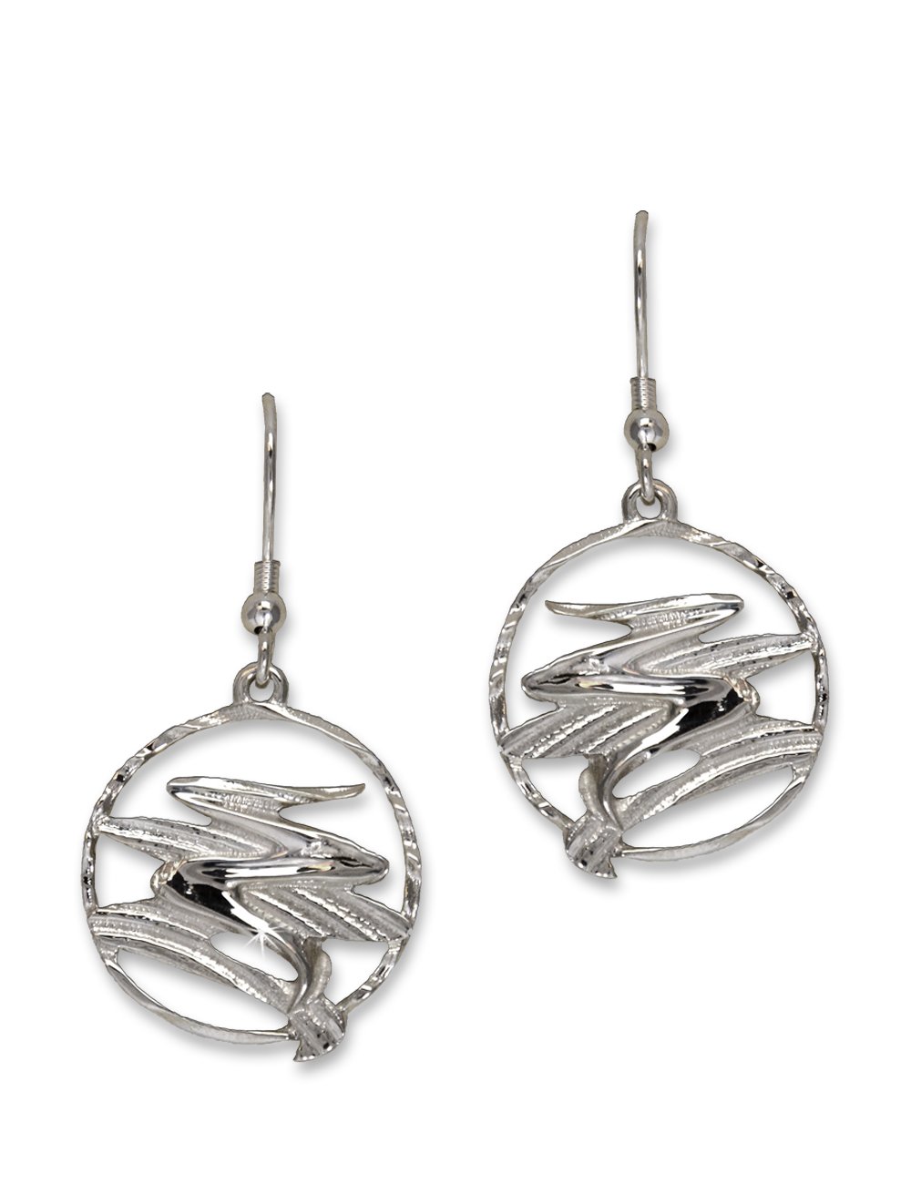 Nordlys Aurora sølvørepynt