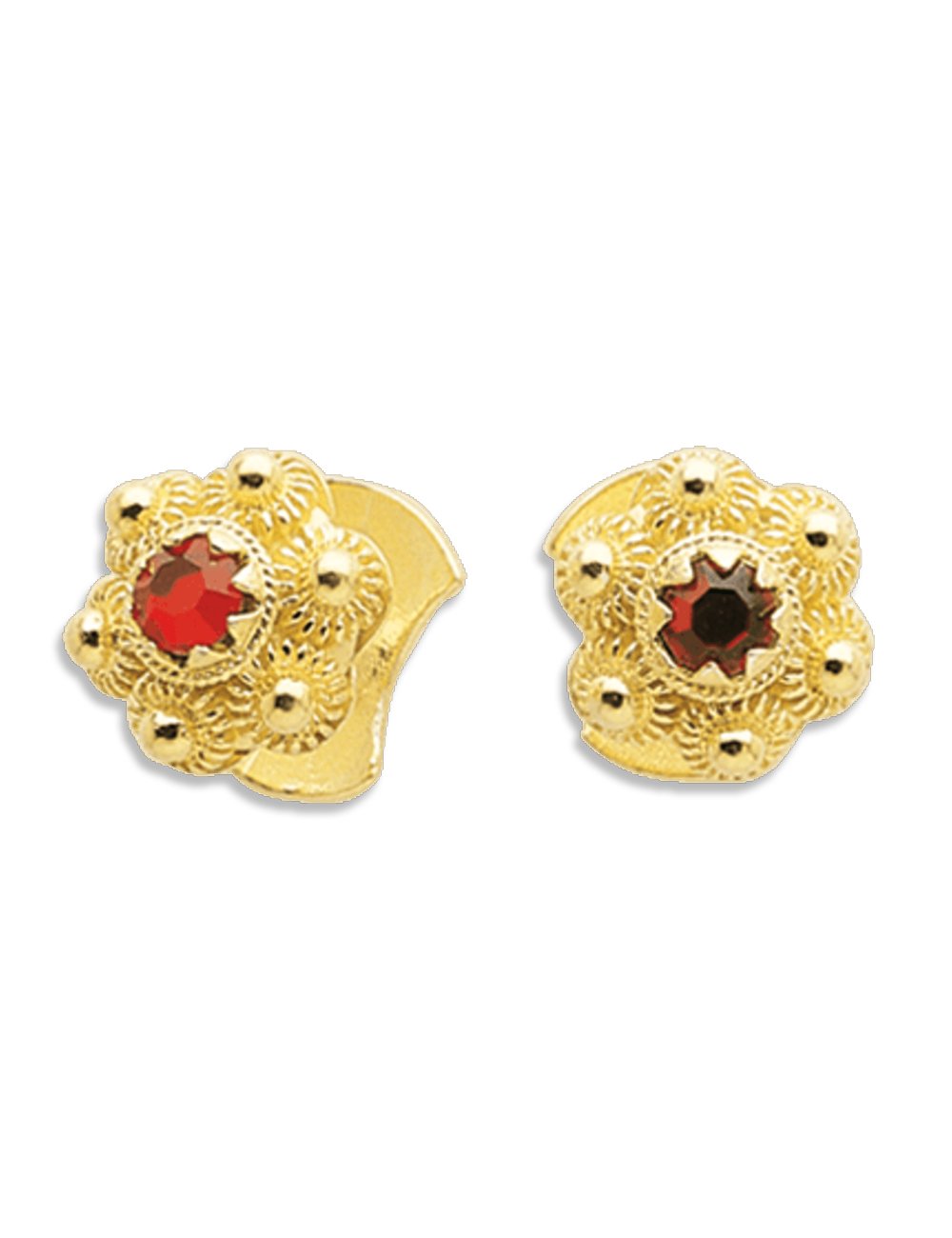 Bunadsølv mansjettknapper forgylt 752607