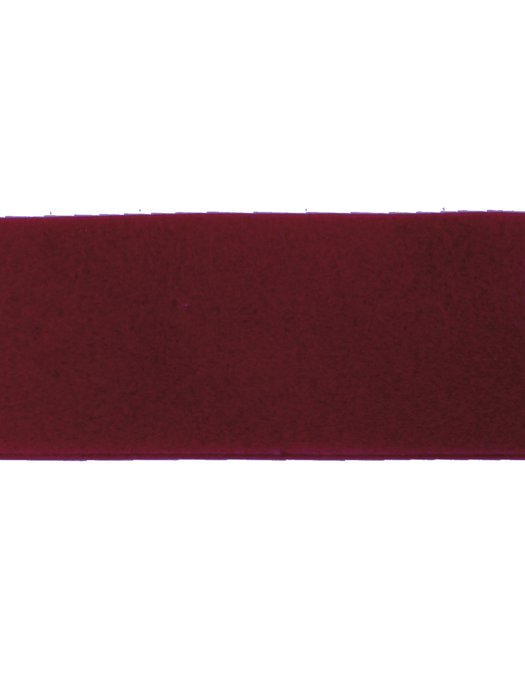 Bunadsølv skinnlist, 4 cm, burgunder, nr. 540010