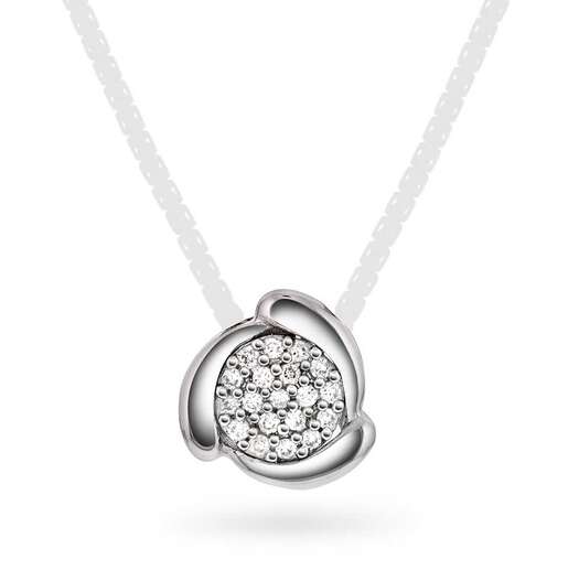 ANHENG I GULL MED DIAMANTER 0,06 CT WP