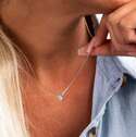 ANHENG I GULL MED DIAMANTER 0,06 CT WP