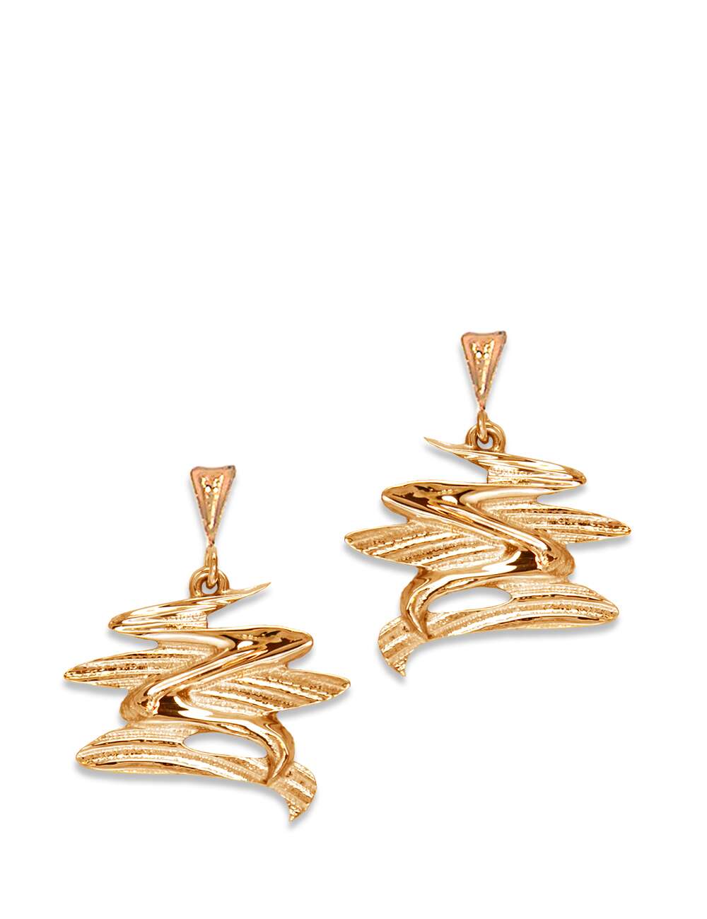 Nordlys Aurora gull ørepynt