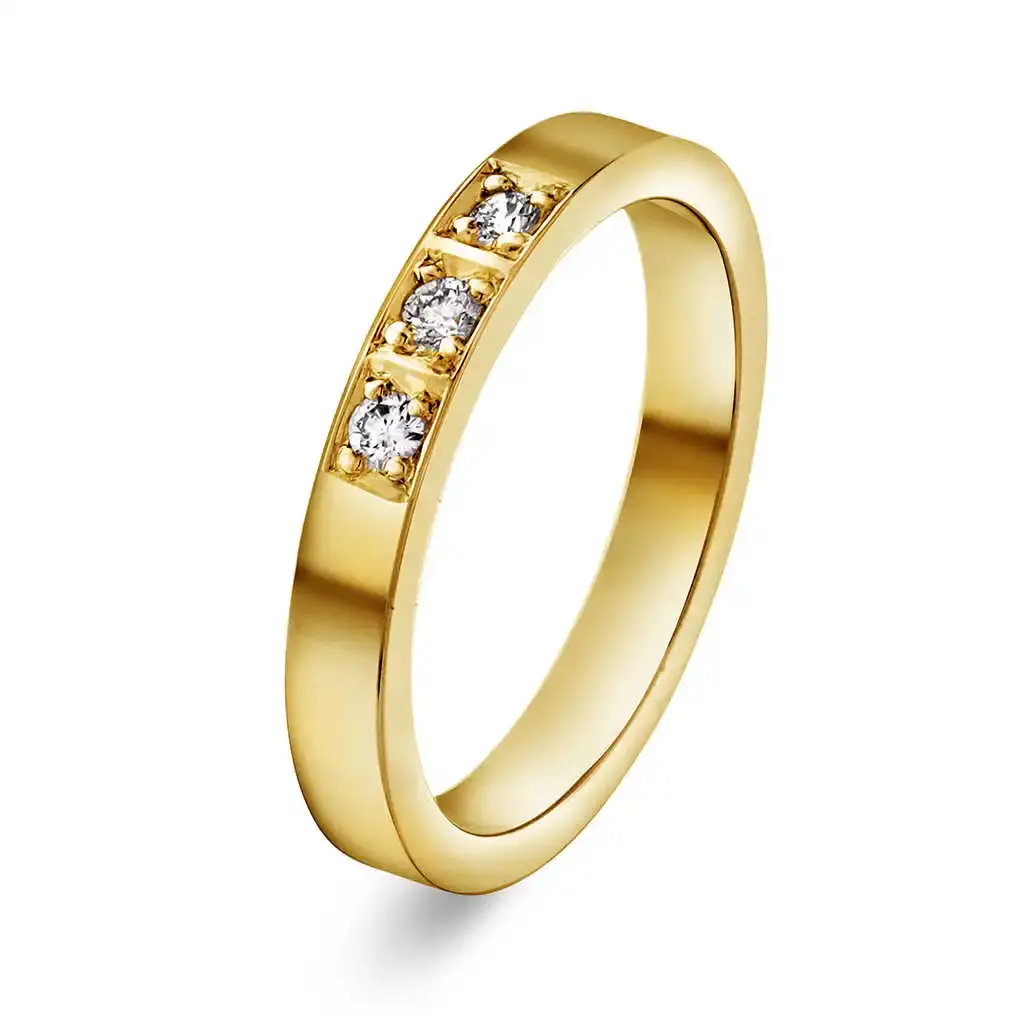 Delta alliansering m/dia 0,09 ct TWSI.