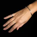 Ring i gull med diamant 0,25 ct WSI.