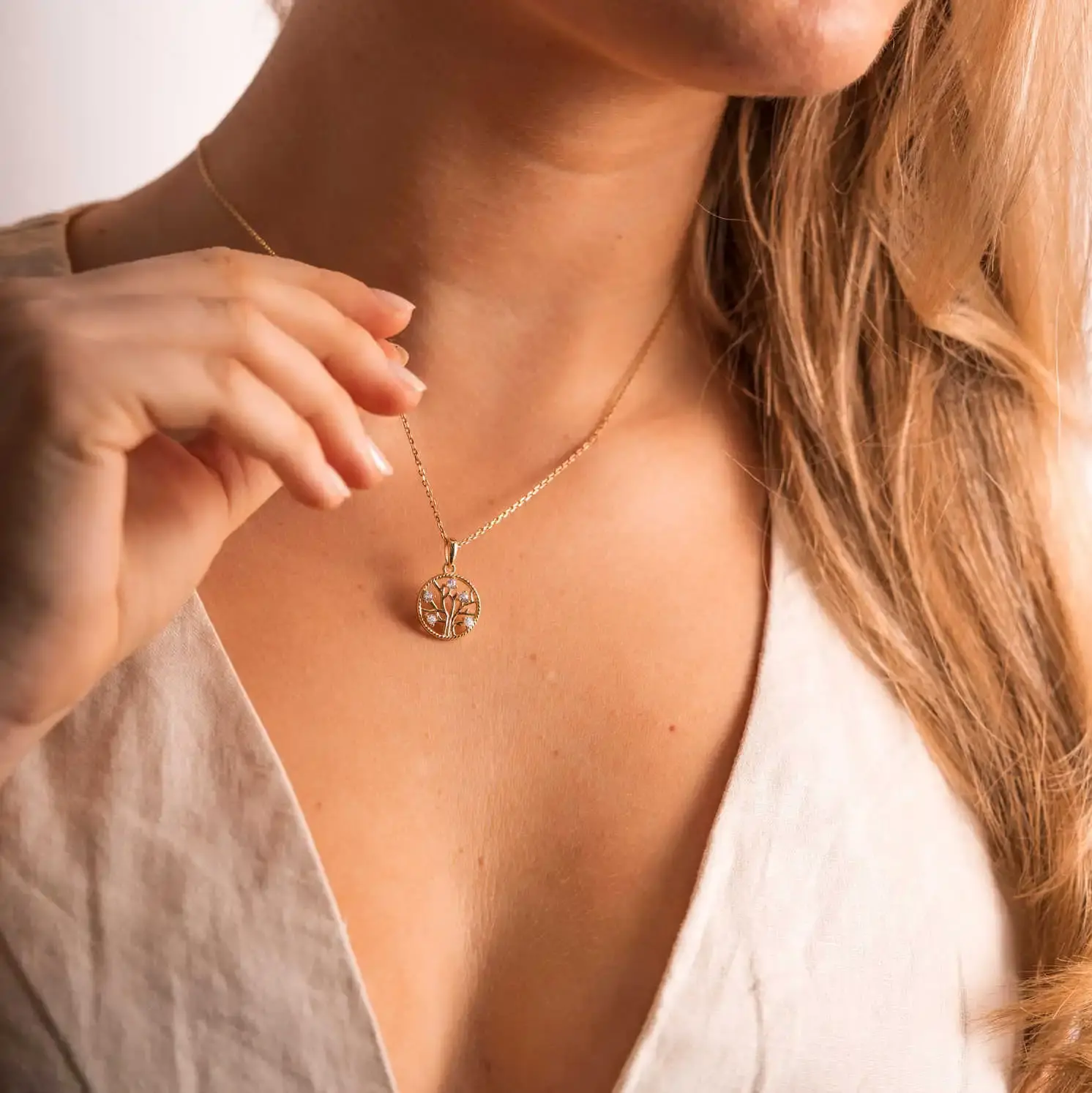 Livets Tre smykke i sølv.