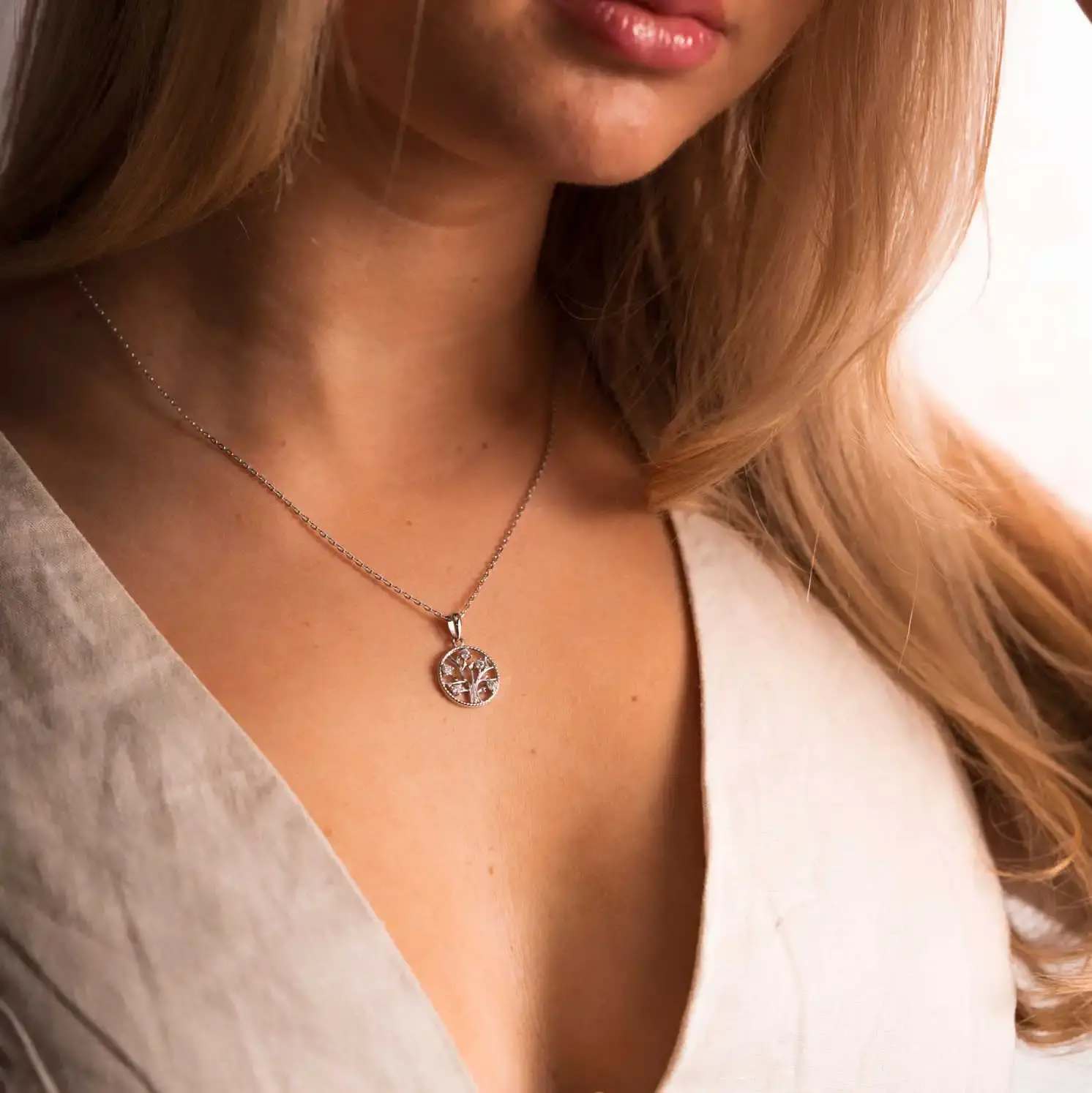 Livets Tre smykke i sølv.