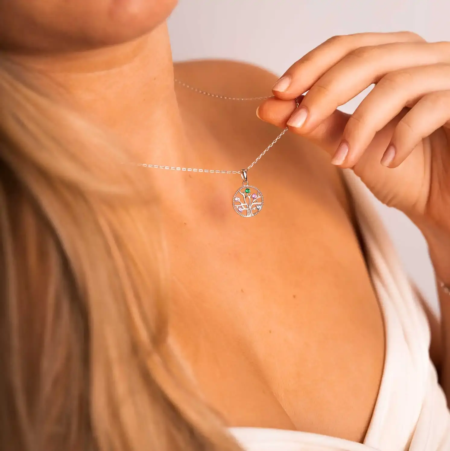 Livets Tre smykke i sølv.