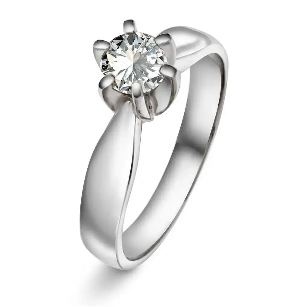 Superstar ring i gull m/diamant