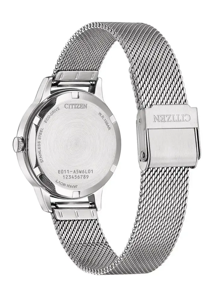 Eco-Drive Lady Stål / Blå Perlemor