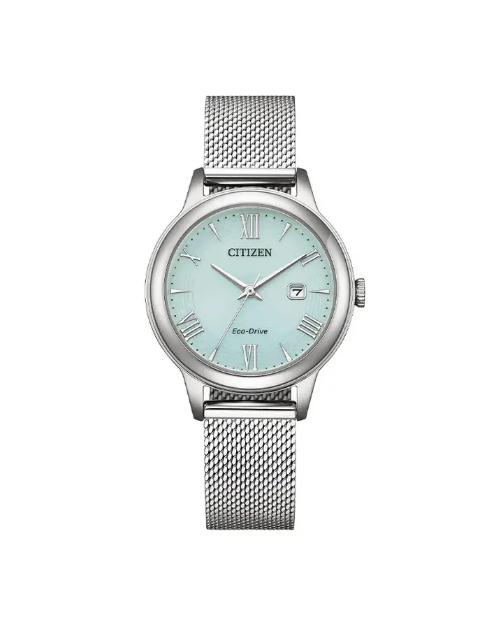 Eco-Drive Lady Stål / Blå Perlemor