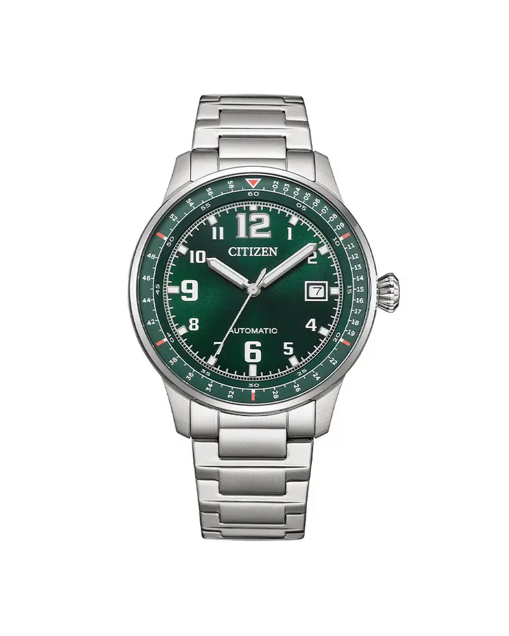 Automatikk Mens Stål / Grønn