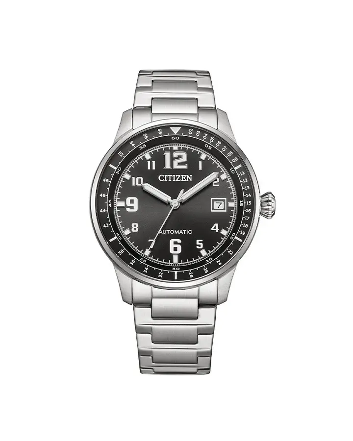 Automatikk Mens Stål / Sort Araber