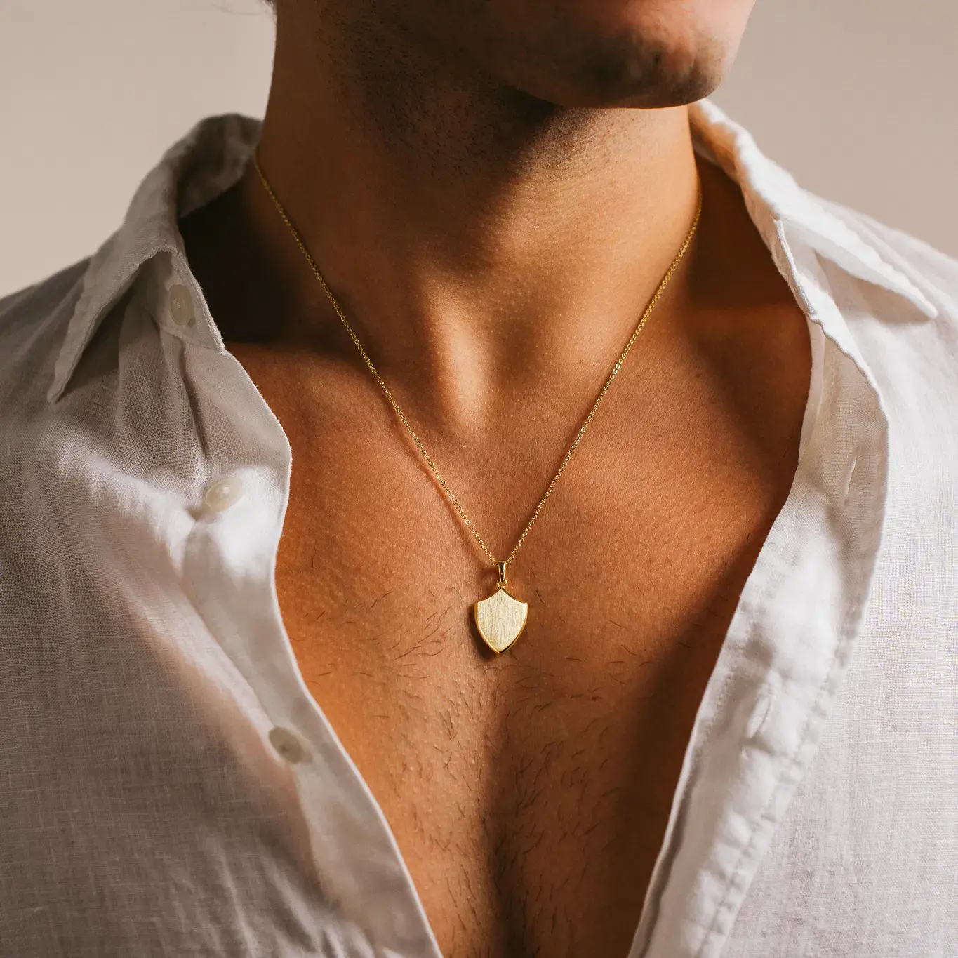 Smykke i 925 forgylt sølv.