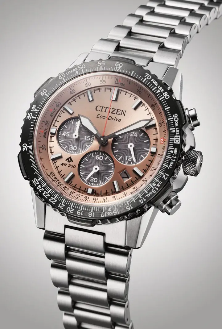 Citizen Promaster Sky Eco-Drive Chrono Stål / Laksefarget
