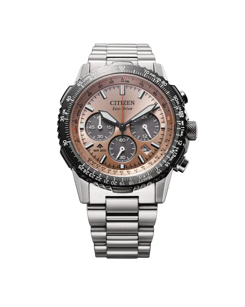 Citizen Promaster Sky Eco-Drive Chrono Stål / Laksefarget